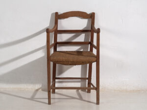 Butacas antiguas de madera de roble (c.1900). Conjunto de 2 piezas