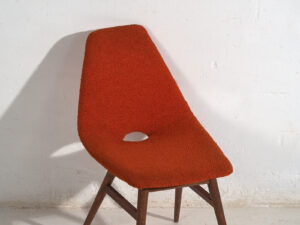 Orange vintage style chair (c.1960)
