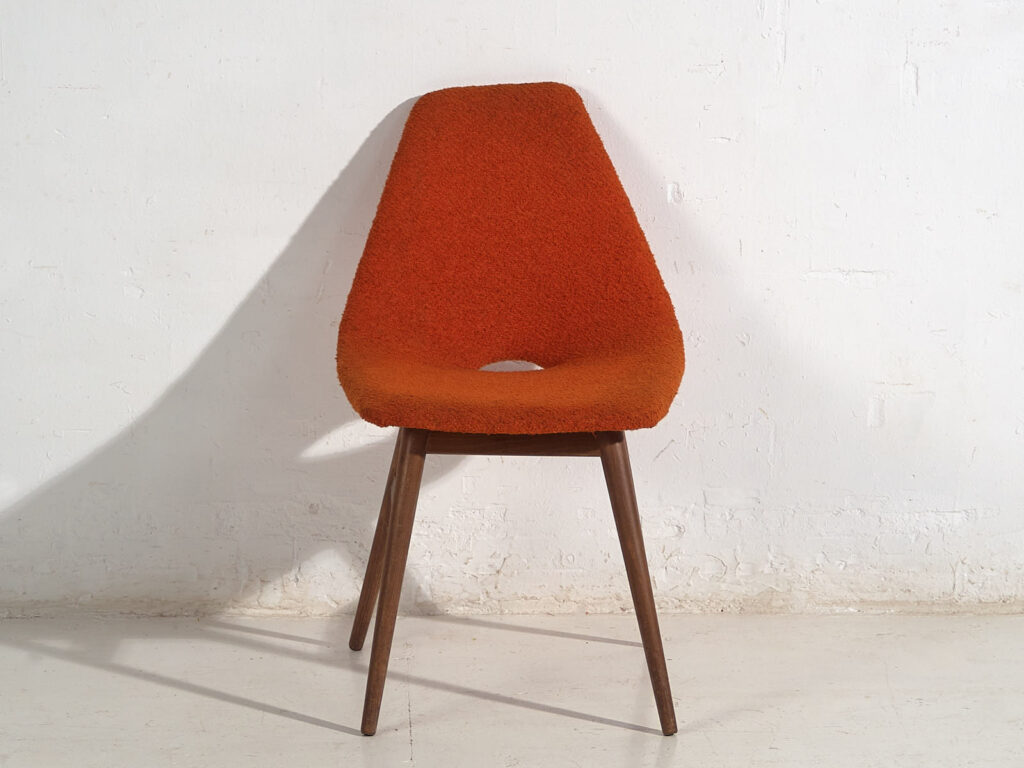 Orange vintage style chair (c.1960)