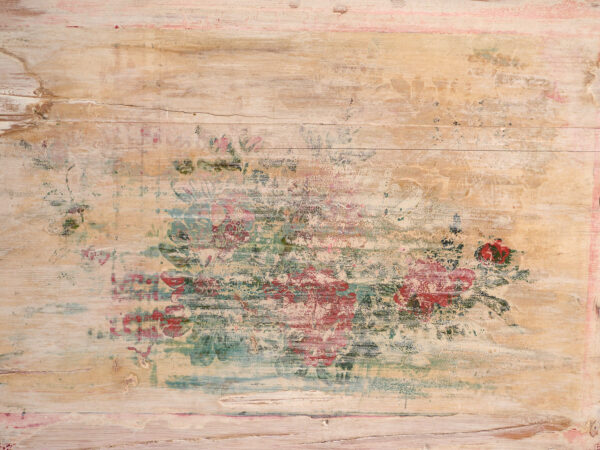 Aparador de madera antiguo de color blanco (c.1870)