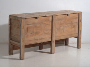 Aparador blanco antiguo con ilustraciones originales (c.1900) #7