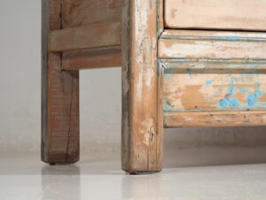 Aparador blanco antiguo con ilustraciones originales (c.1900) #7