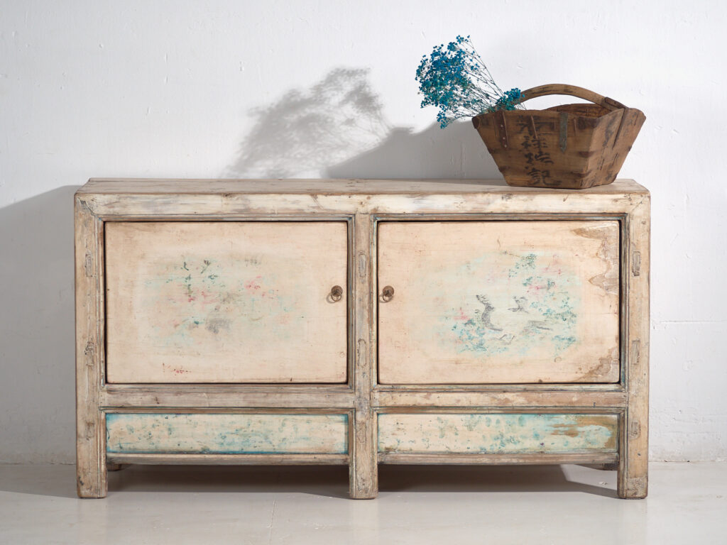 Aparador de comedor blanco antiguo (c.1900) #29