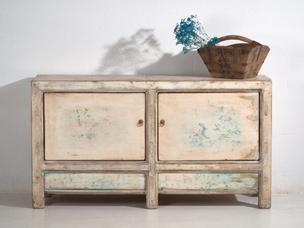 Aparador de comedor blanco antiguo (c.1900) #29