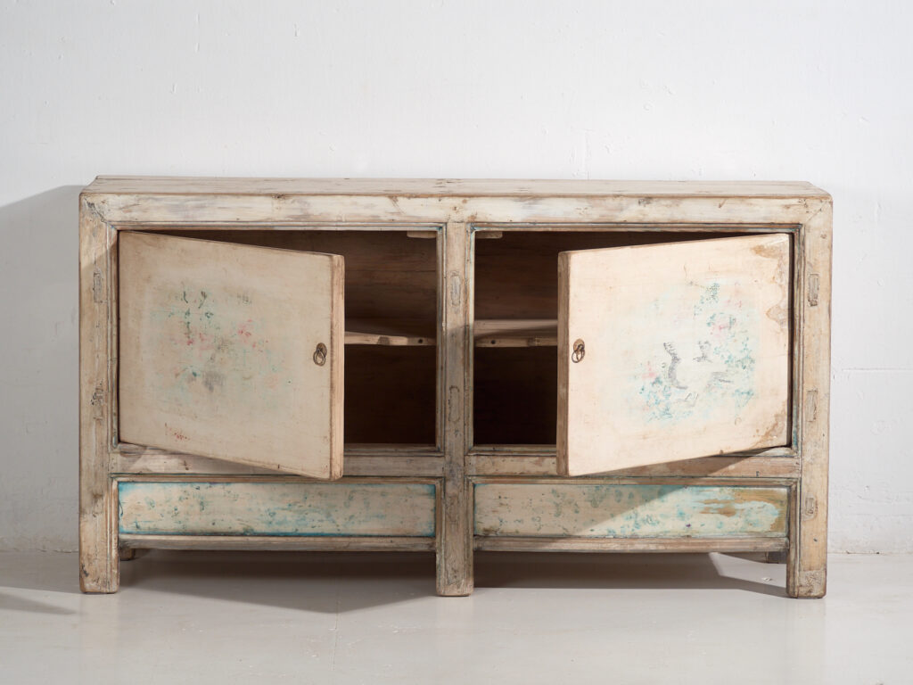 Aparador de comedor blanco antiguo (c.1900) #29