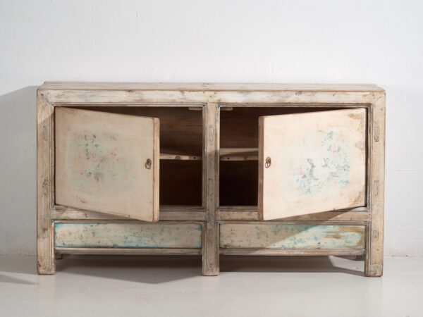 Aparador de comedor blanco antiguo (c.1900) #29