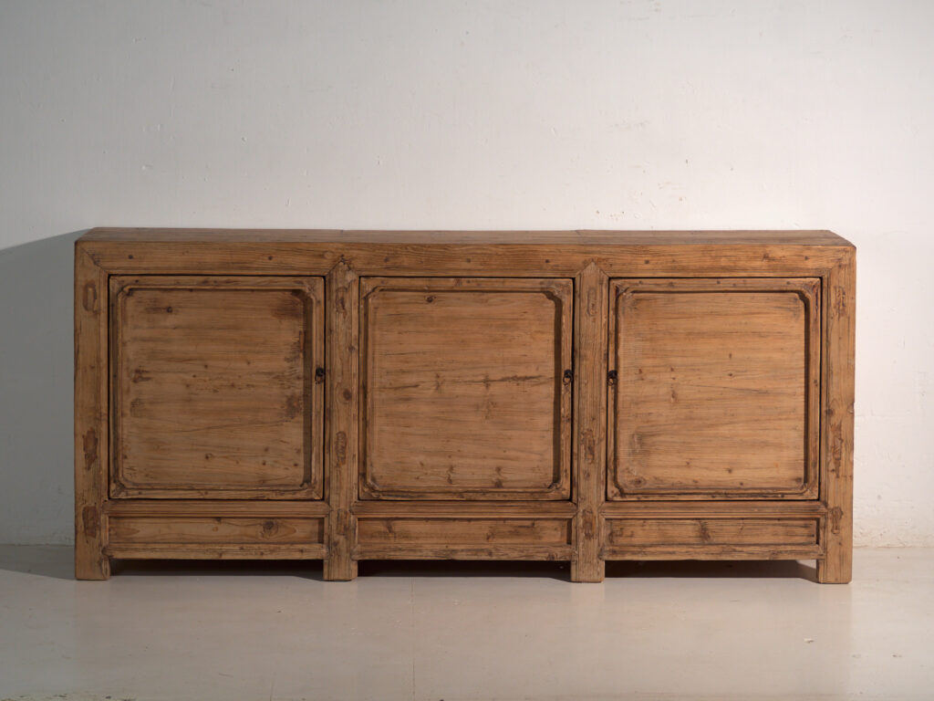 Aparador de comedor antiguo de tres puertas (c.1900) #69