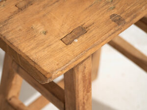 Tabouret rectangulaire oriental ancien (c.1920) #32