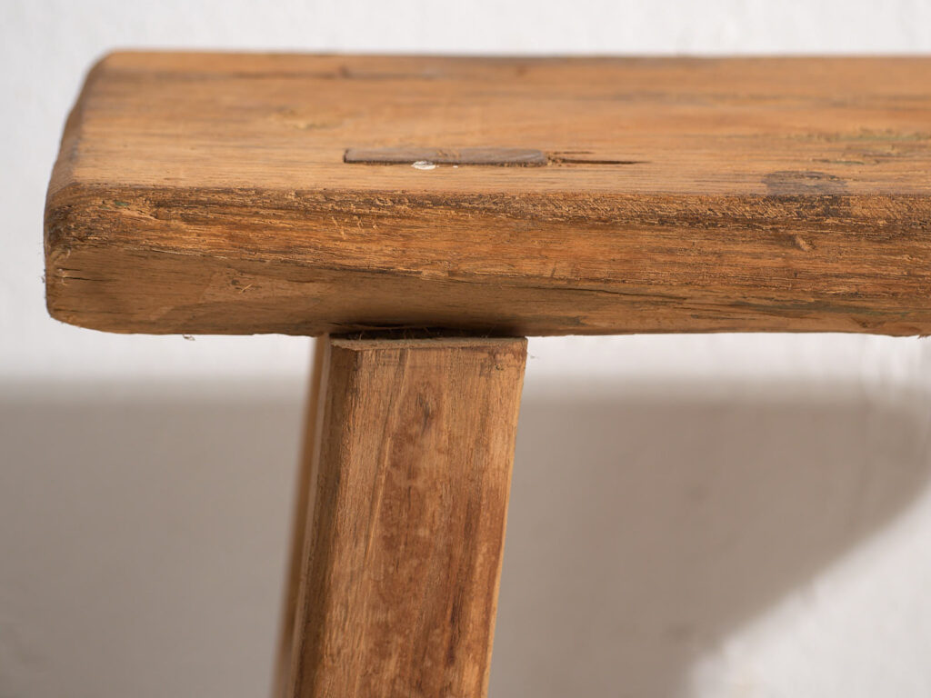 Tabouret rectangulaire oriental ancien (c.1920) #32