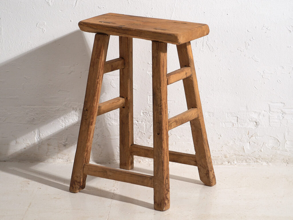 Tabouret rectangulaire oriental ancien (c.1920) #32