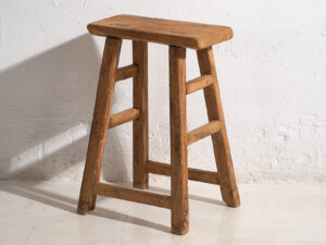 Tabouret rectangulaire oriental ancien (c.1920) #32