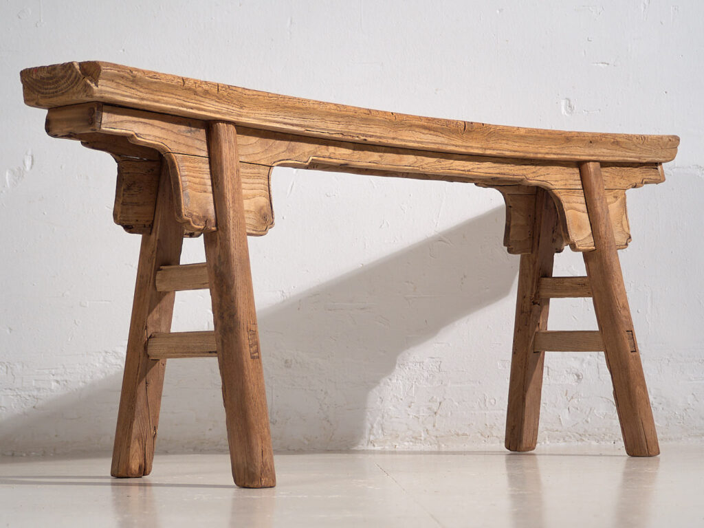 Banco para pie de cama antiguo (c.1870) #36