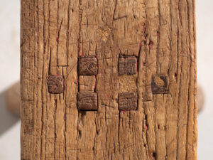 Banco para pie de cama antiguo (c.1870) #36