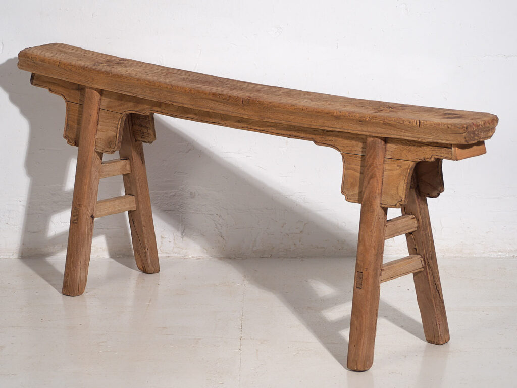 Banco para pie de cama antiguo (c.1870) #36