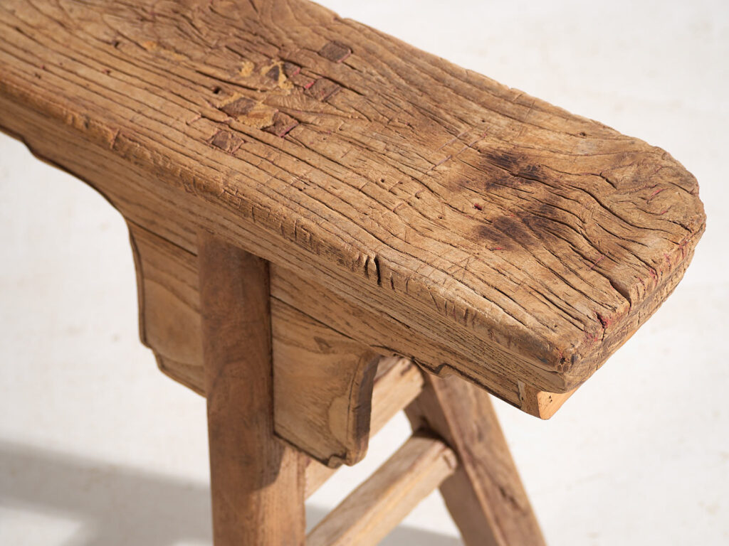 Banco para pie de cama antiguo (c.1870) #36