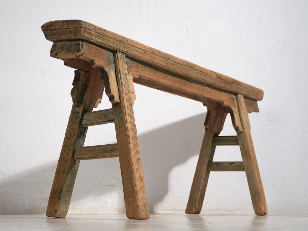 Banco para pie de cama antiguo (c.1870) #39