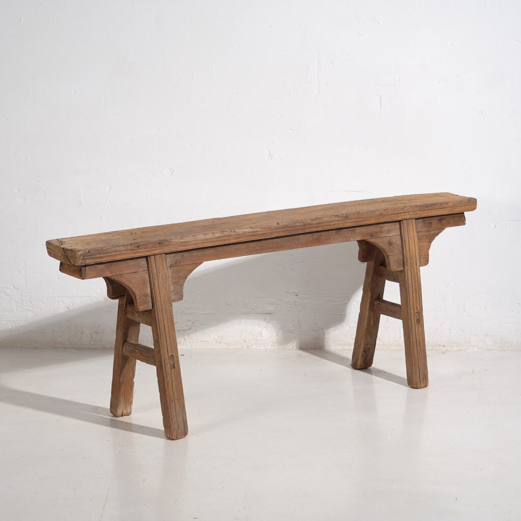 Banco de recibidor antiguo de estilo asiático (c.1870) #40