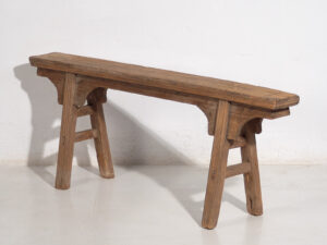 Banco de recibidor antiguo de estilo asiático (c.1870) #40