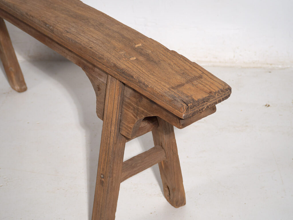 Banco de recibidor antiguo de estilo asiático (c.1870) #40