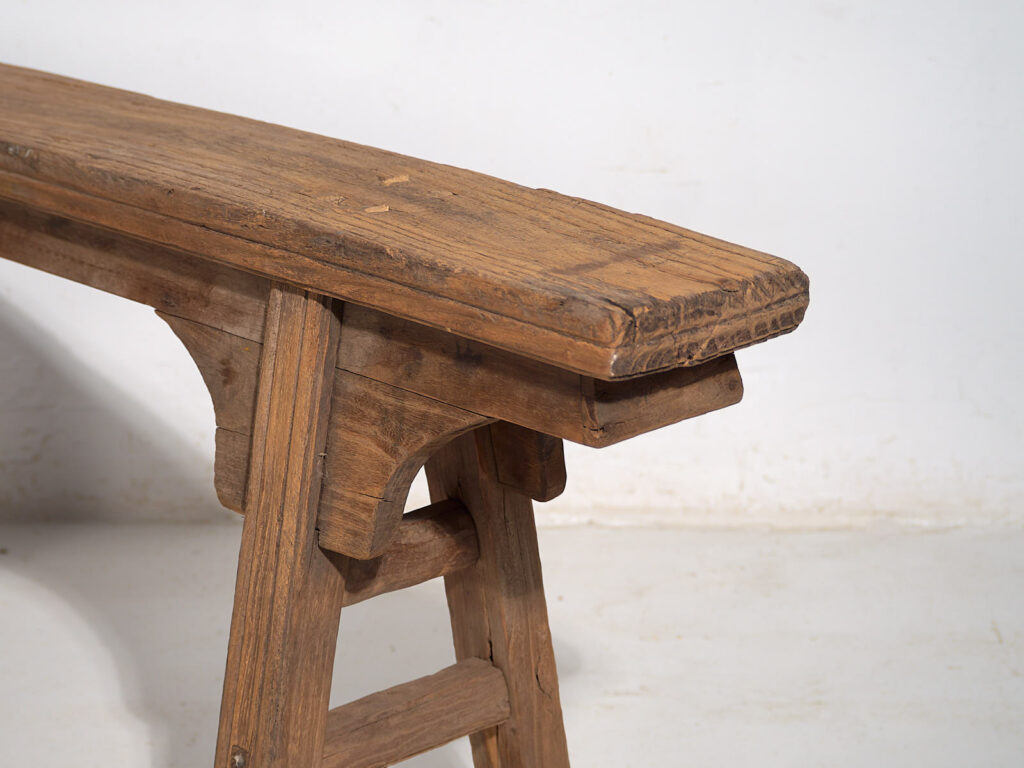 Banco de recibidor antiguo de estilo asiático (c.1870) #40