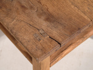 Mesita de madera maciza antigua (c.1870)