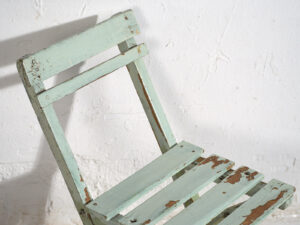 Antiguas sillas plegables para niños (c.1920). Conjunto de 4 piezas #3