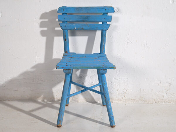 Antique school chairs (c.1920). Set of 4 pieces #1