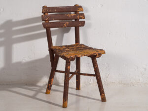 Antique school chairs (c.1920). Set of 4 pieces #1