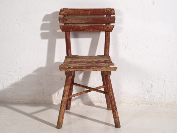 Antique school chairs (c.1920). Set of 4 pieces #1