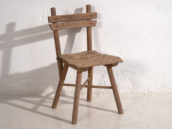 Antique school chairs (c.1920). Set of 4 pieces #1