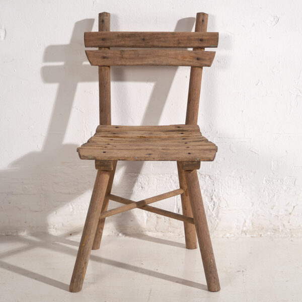 Antique school chairs (c.1920). Set of 4 pieces #1