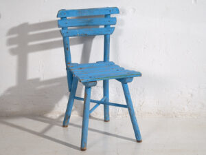 Antique school chairs (c.1920). Set of 4 pieces #1
