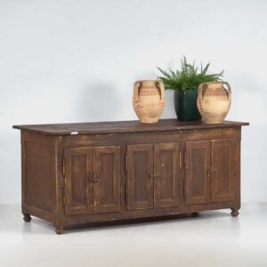 Antique kitchen island with doors on both sides (c.1850)