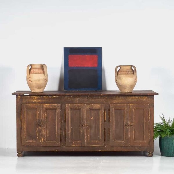Antique kitchen island with doors on both sides (c.1850)