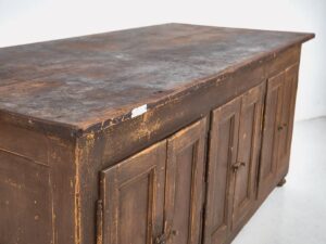 Antique kitchen island with doors on both sides (c.1850)