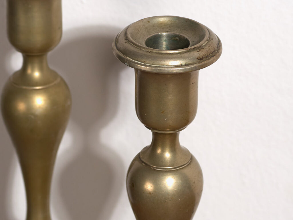 Anciens chandeliers de table (c.1920). Ensemble de 2 pièces #12