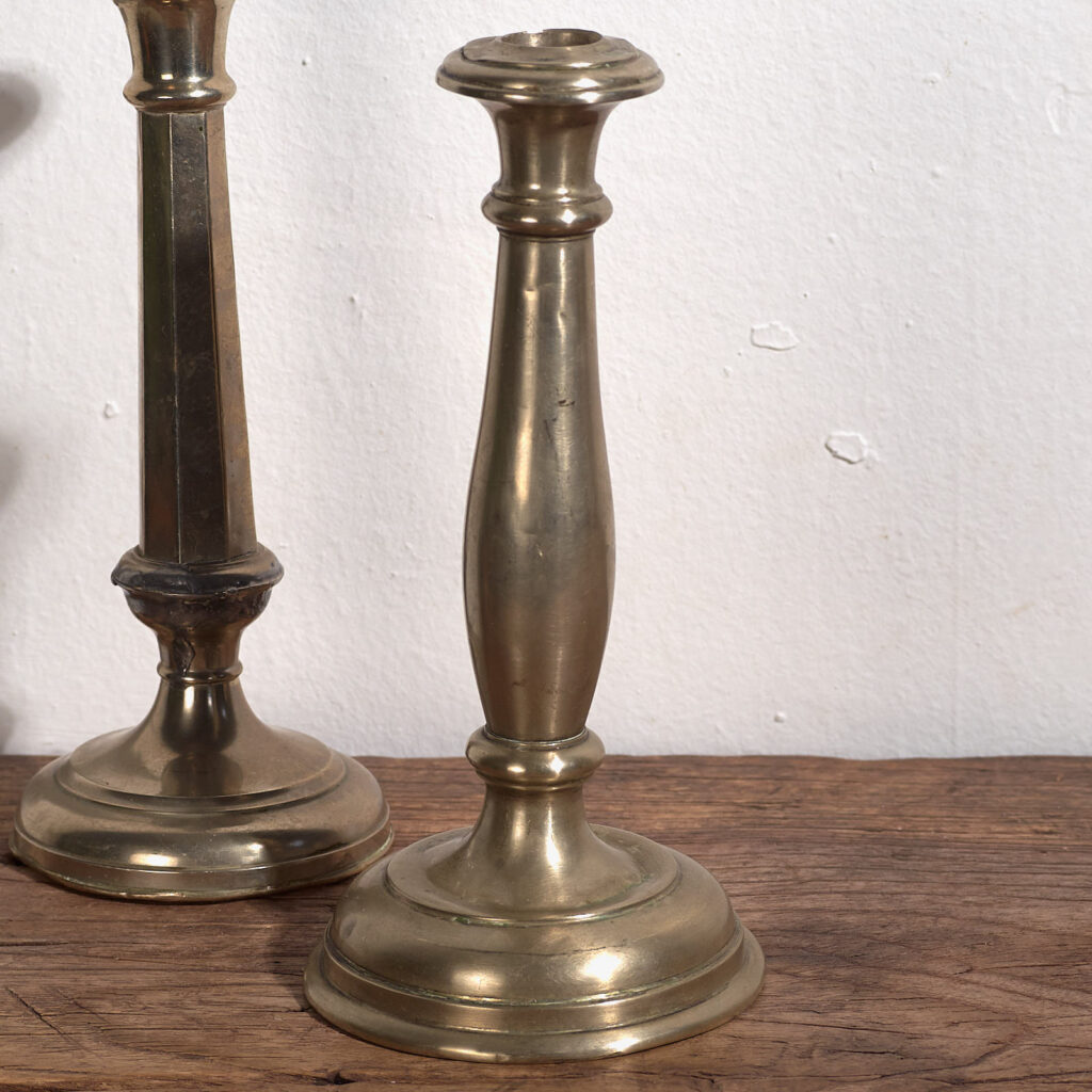Set of antique candle holders (c.1920). Set of 2 pieces #4