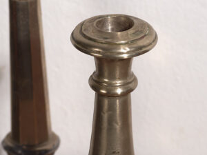 Set of antique candle holders (c.1920). Set of 2 pieces #4