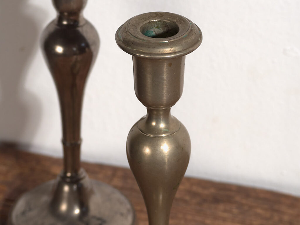Set of antique candlesticks (c.1920). Set of 2 pieces #5