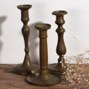 Antique candleholders (c.1920). Set of three #10