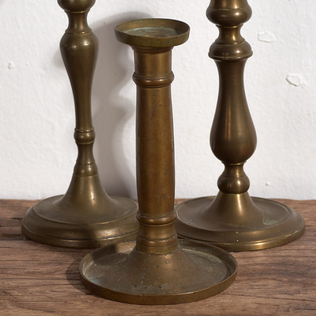 Antique candleholders (c.1920). Set of three #10