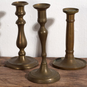 Antique candleholders (c.1920). Set of three #10
