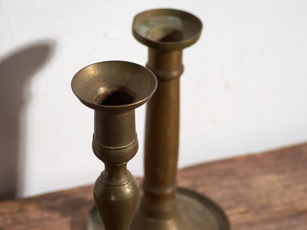 Antique candleholders (c.1920). Set of three #10