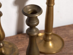 Candelabros de mesa antiguos (c.1920). Conjunto de 3 piezas #6