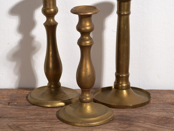 Candelabros para velas antiguos (c.1920). Conjunto de 3 piezas #8
