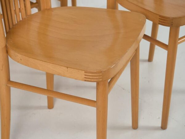 Set of retro style dining chairs (c.1950). Set of 4 pieces #1
