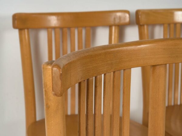 Set of retro style dining chairs (c.1950). Set of 4 pieces #1