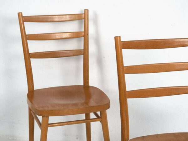 Sillas vintage de comedor de estilo retro (c.1950). Conjunto de 2 piezas