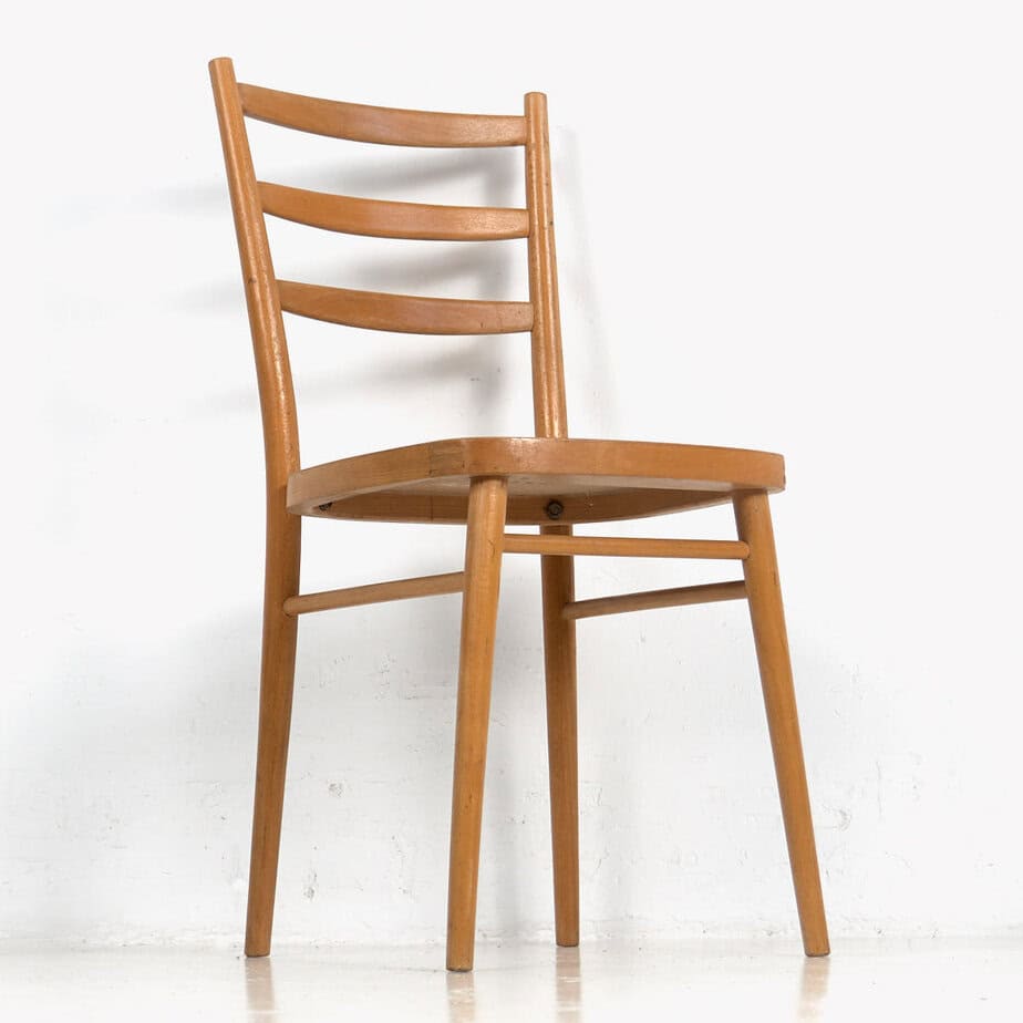 Sillas vintage de comedor de estilo retro (c.1950). Conjunto de 2 piezas