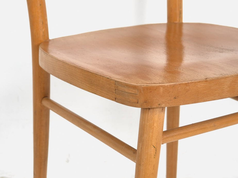 Sillas vintage de comedor de estilo retro (c.1950). Conjunto de 2 piezas